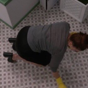 readingonfilm's tweet photo. throwback to rachel cleaning at 9am in full glam and heels #bb27 https://t.co/x2pfKWnWqI
