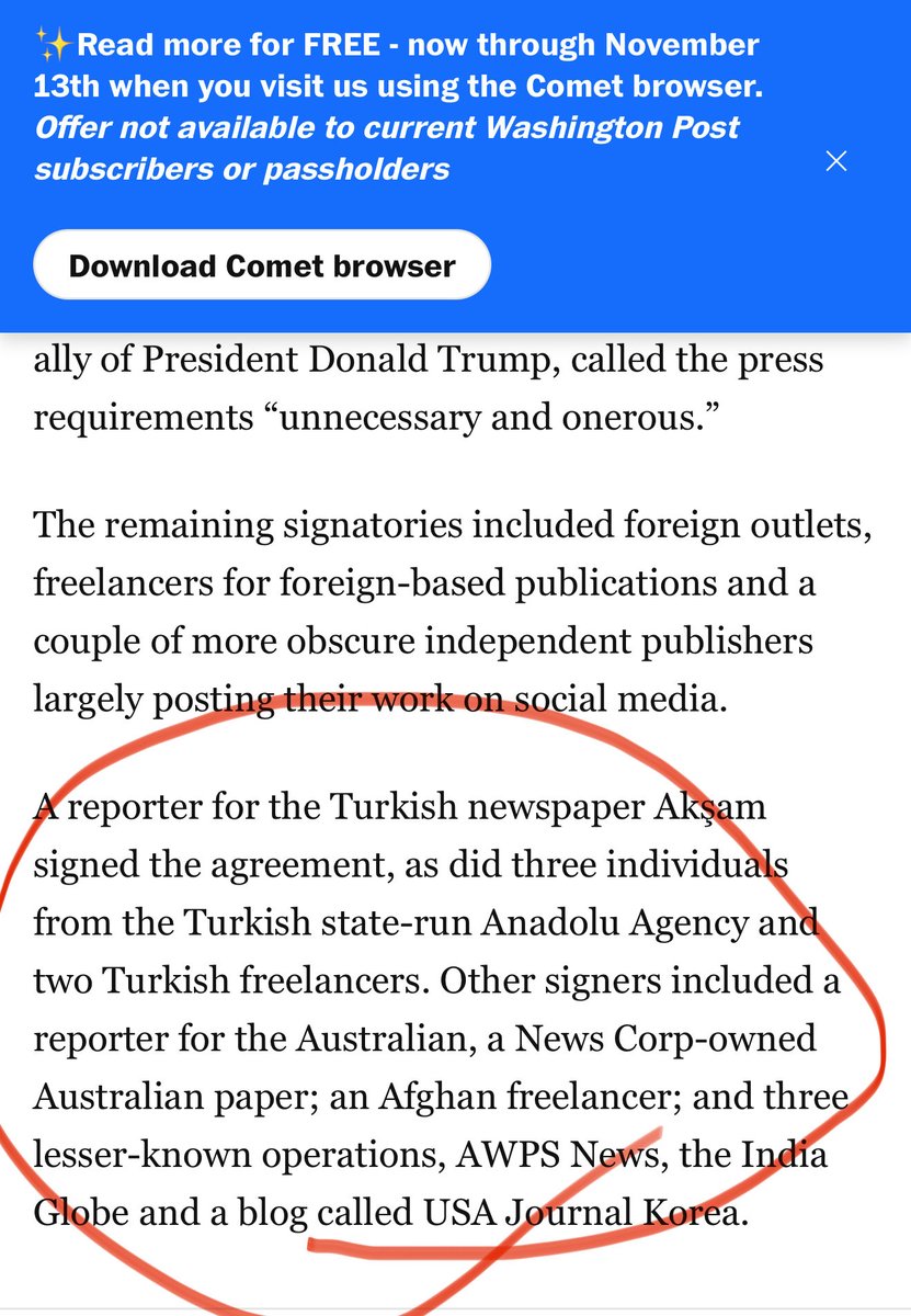 DavidShoebridge's tweet image. How does the @australian justify being in the select (and shameful) group of 15 media organisations who have bent the knee to the Pentagon and signed its anti-democratic press policy?