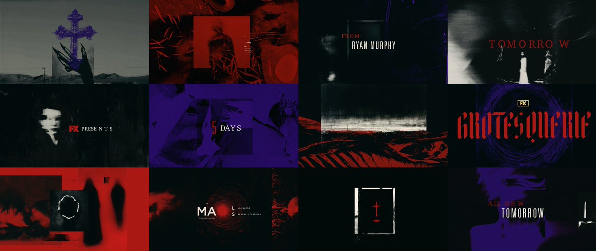 Spooky frames #motiondesign #styleframes