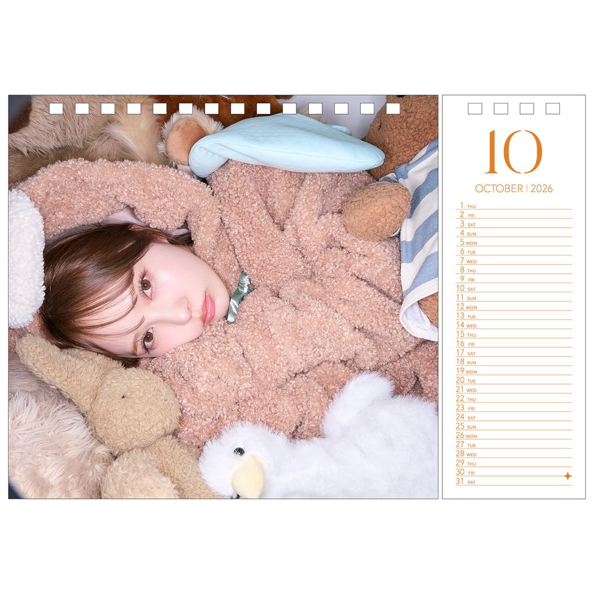 ⭐️加藤史帆カレンダー2026 オフショットをちょっぴり公開🫶 お部屋や