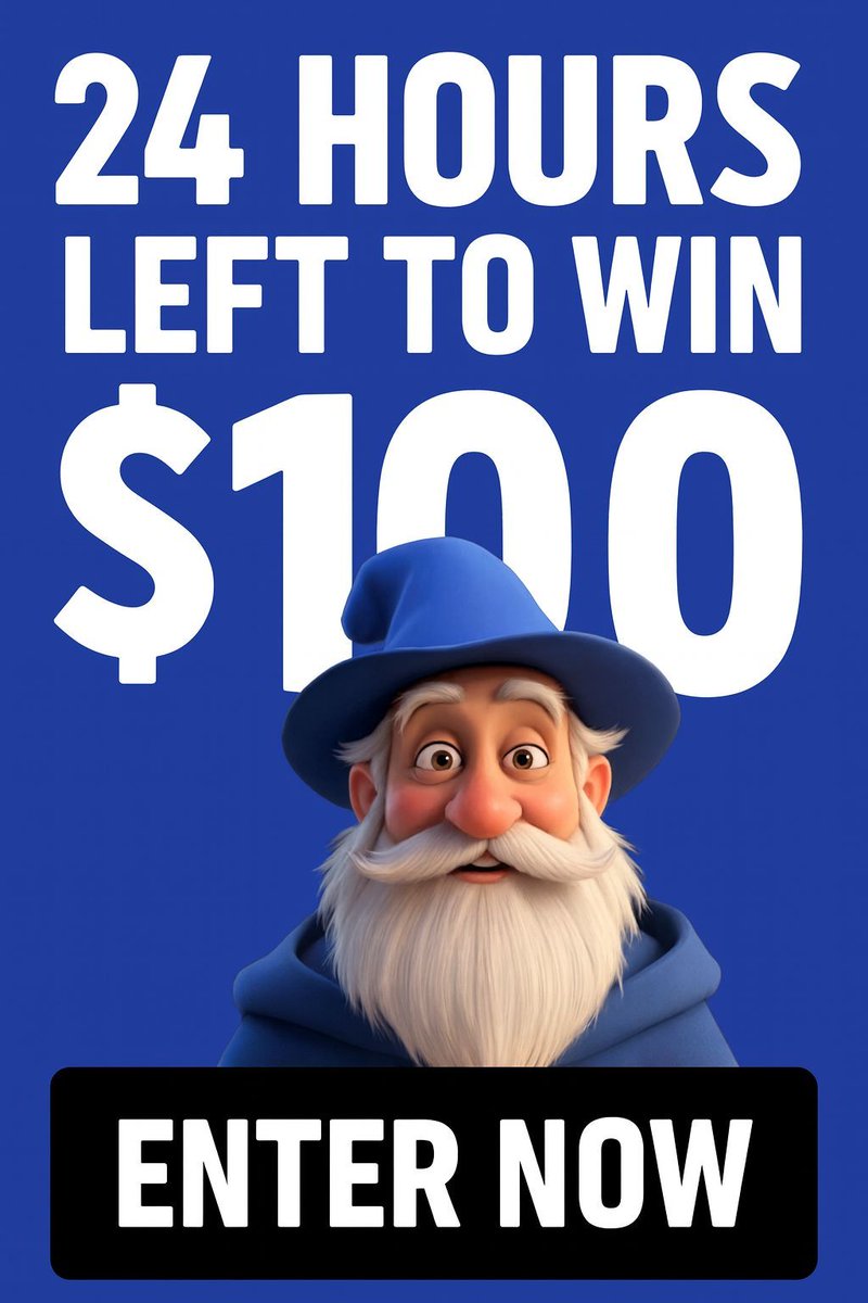 GPTtheWorld's tweet image. 💸 Only 24 hours left!
Askhim the Wizard is preparing his next $100 reveal… and your name could be the one he pulls from the scroll! ✨

Enter now before the magic moment vanishes:
👉 GPTtheWorld.com/12weeks

#GPTtheWorld #Askhim #Wizard #Giveaway #TrendingNow