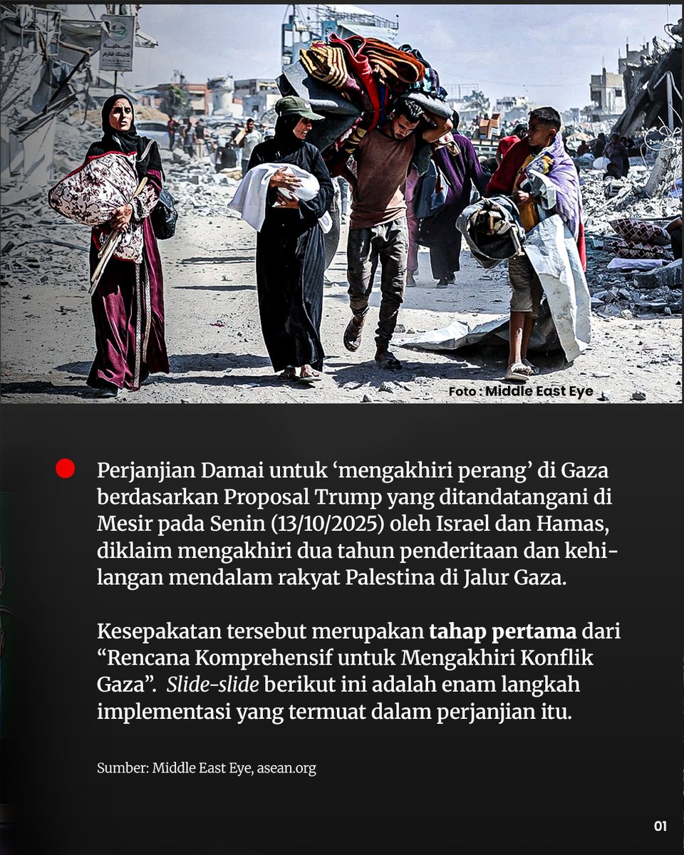 geloratvoffc's tweet photo. Perjanjian Damai di Sharm el-Sheikh, Mesir (13/10/2025) disebut sebagai tonggak penting dalam upaya mengakhiri penderitaan panjang rakyat Palestina.  

#Gaza #SharmElSheikh #GazaPeaceSummit #GeloraTV #PartaiGelora https://t.co/oy2GCqO25X