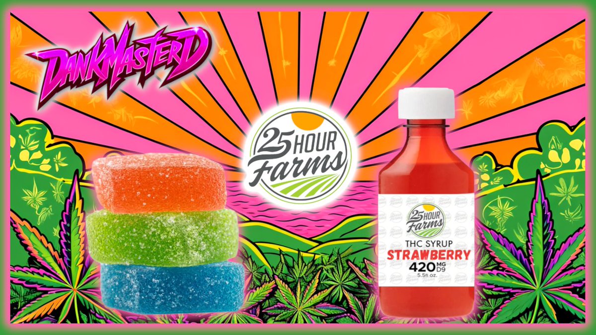 DankMasterD420's tweet photo. 🚨 New Review Drop! 💥
Tried 25 Hour Farms Gummies & Syrup 🍬👑
💸 Use Code: DMD at checkout to save!
🎥 Watch the full review 👉 https://t.co/Vx75bcA5pF
#25HourFarms #THCReview #THCSyrup #Gummies #WeedReview #CodeDMD #THCA #CannabisCommunity https://t.co/NOfWmrYPuC