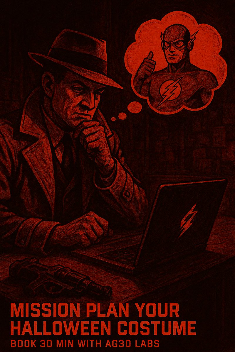 For anyone struggling w their Halloween costume this year - book 30 min with me and let’s get you flexing at the company costume contest and your big party in two weeks!

stan.store/ag3dlabs/p/hal…