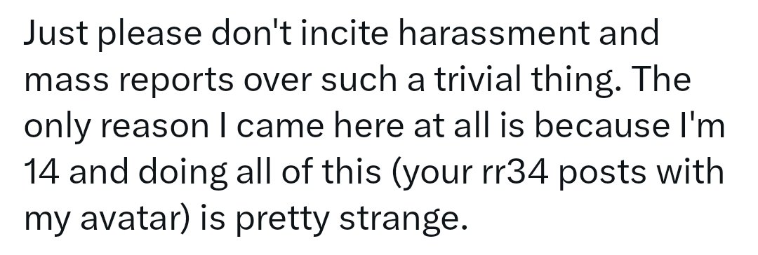 I ALSO DISCORVERED SOMETHING, the girl who was stealing my avatars IS a Minor of 14 YEARS OLD , Bro, IS a little girl with sexual things on a Platform, and she keeps saying my leopard oc is her's avatar, EVEN If i proved 😭 god, these avatars stealers ARE So ANNOYING.