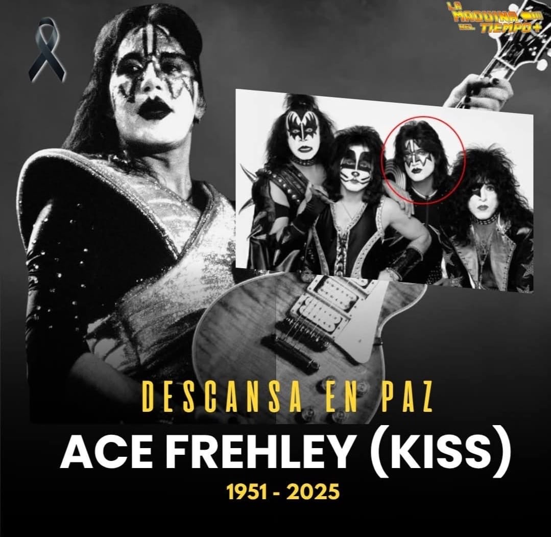 Muere un integrante de la famosa banda de Rock #kiss #acefrehley
