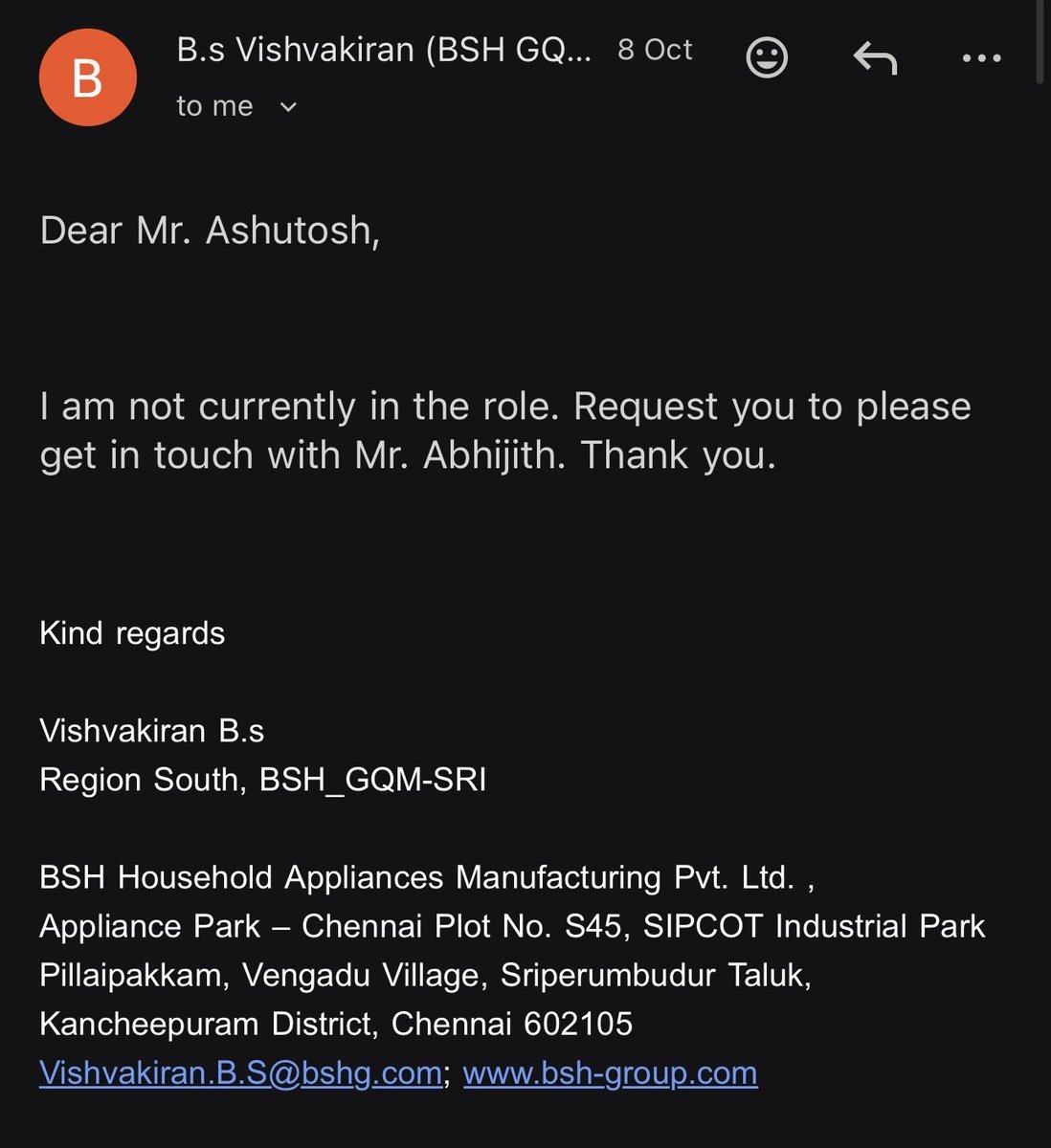 punditashu's tweet photo. @BSHHomeAppliances @BoschHomeIN
Really disappointed with Bosch service. My AMC refund is still pending even after returning the product months ago.
Despite multiple follow-ups and written confirmation (attached) that refund is “under process”, nothing has happened.
Please help ! https://t.co/GnUFtVPT4U