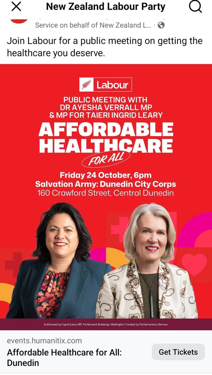Affordable healthcare for all!!!!! #Dunedin