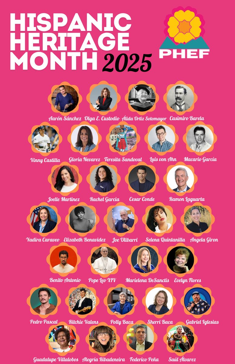 🎉 Hispanic Heritage Month 2025

This month we celebrated leaders, educators, and icons from Pueblo and beyond whose stories inspire pride and perseverance. 💛✨

💬 Comment who we should highlight next year!

#HispanicHeritageMonth #PHEF #LatinoLeaders #LatinaLeaders
