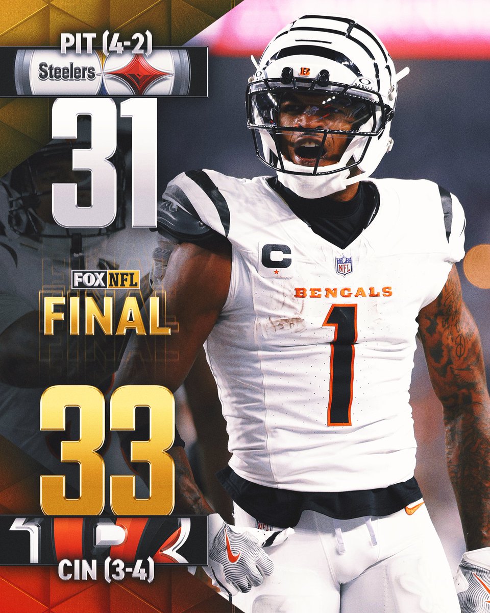 BENGALS TAKE DOWN THE STEELERS IN A WILD ONE!! #WhoDey 