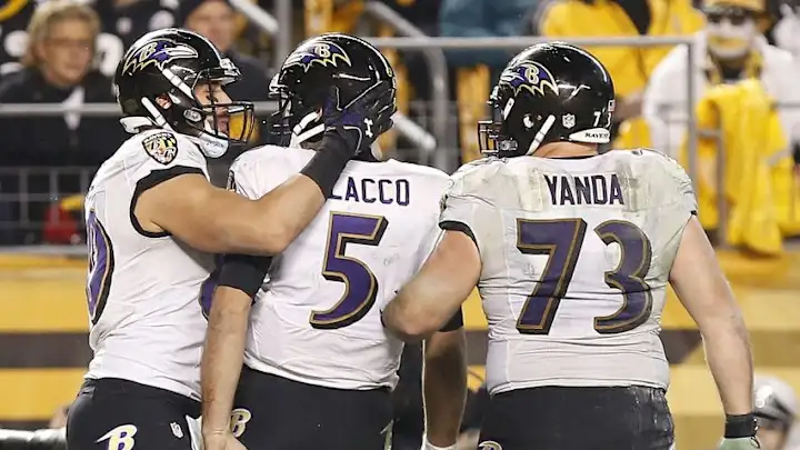 koestreicher34's tweet photo. Joe Flacco helping the Ravens by beating the Steelers

Always a Raven at heart https://t.co/C30xwd8HLU