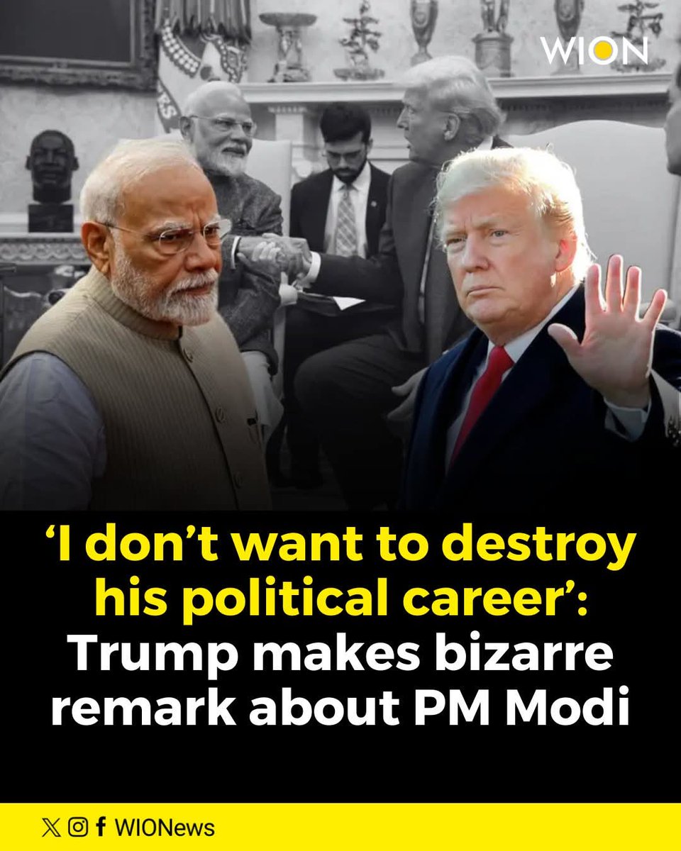 RavinderKapur2's tweet image. It will take Donald Trump only 5 minutes to destroy Modi&apos;s political career .

#Adani 
#SEC