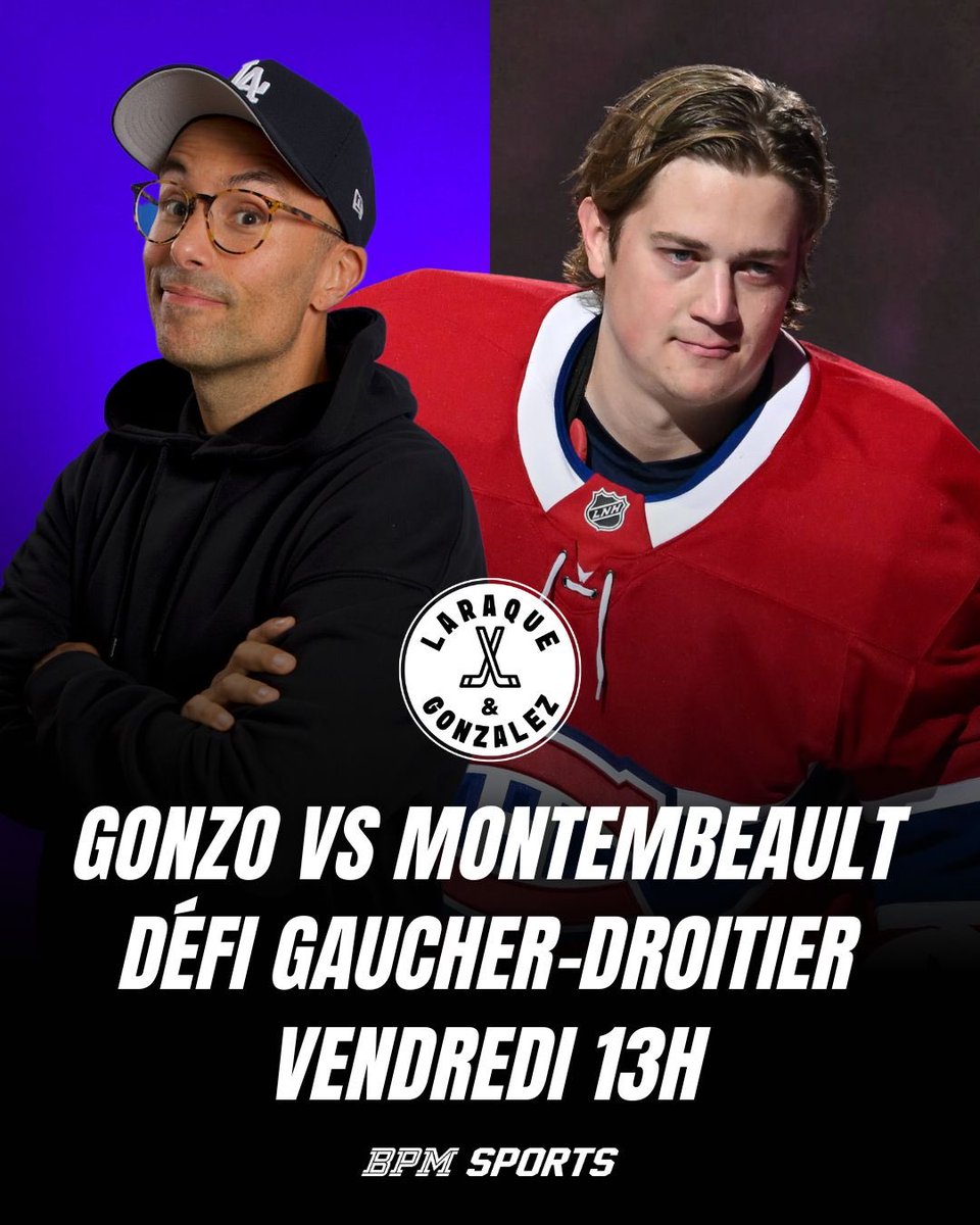 C’EST CONFIRMÉ ET TU NE VEUX SURTOUT PAS MANQUER ÇA! DUEL DE 🐐 DEMAIN À 13H! 🔥🔵⚪️🔴
<a href="/GeorgesLaraque/">Georges Laraque</a> <a href="/stephgonzz/">Stephane Gonzalez</a>
