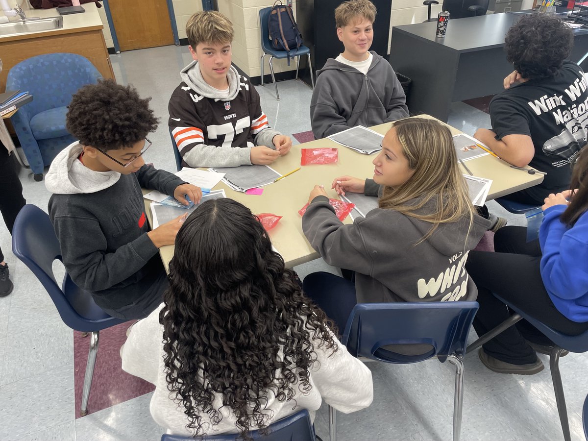 Today, Mrs Tucker and Mrs Gallipoli’s social studies classes played the barter market game.  They traded the items they had for the items they needed during the simulation to demonstrate the law of supply and demand.