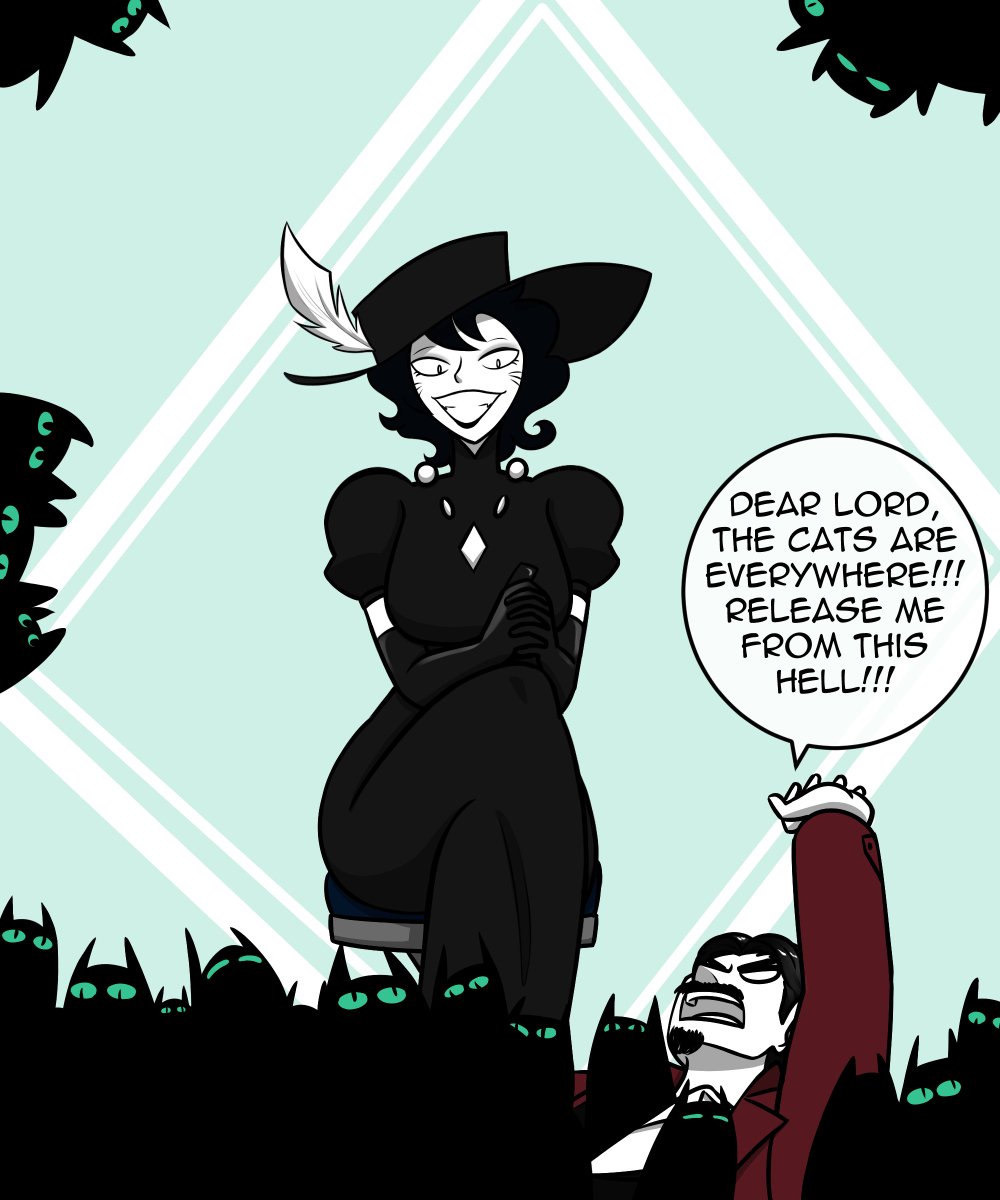 YourGoodFellla's tweet photo. I'm not the biggest fan of cats, and this cat lady knows how to push my buttons.

Be sure to check out @CheeseSenpaiVN for more of Damahila!

More to come! https://t.co/j6myiDAVmy