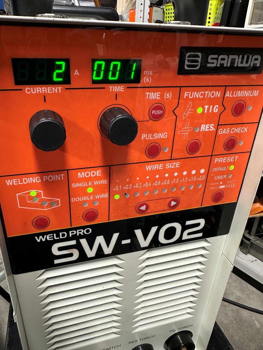 Sanwa_Mainte's tweet photo. 歪みレスな溶接機！手溶接だけじゃなくなります！ 
メカトロテックジャパンは新製品・新提案ぞくぞく！

#ブース番号3A36
#MECT2025は激アツ #MECT2025 https://t.co/8S3yhnMgu5