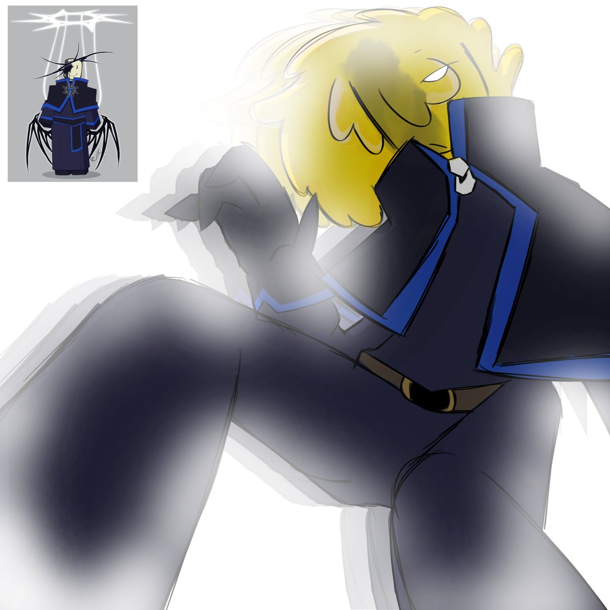 HelpfulGUI's tweet image. [^] phew,,,finally! I finished my drawing!