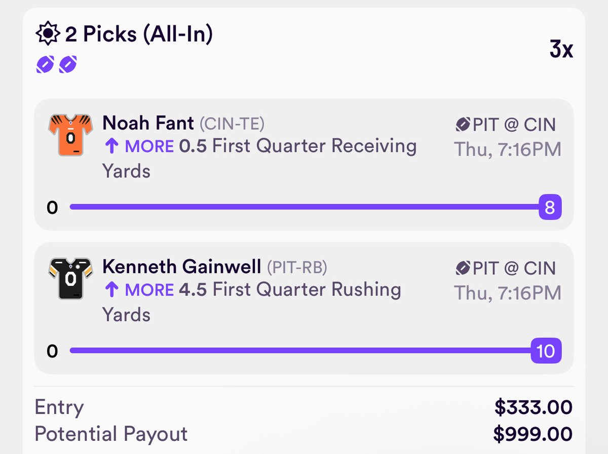 IQpickz's tweet photo. Went 2-2 today — Gainwell Hook sold 😤

But both DUB CLUB exclusives hit easy 💵
Lock in before tomorrow’s slate — stop missing greens 🟩

https://t.co/0Ukdgg4VKG

#nfl #GamblingX #prizepicks #underdog
#tnf #Props https://t.co/g9f7M75p5B
