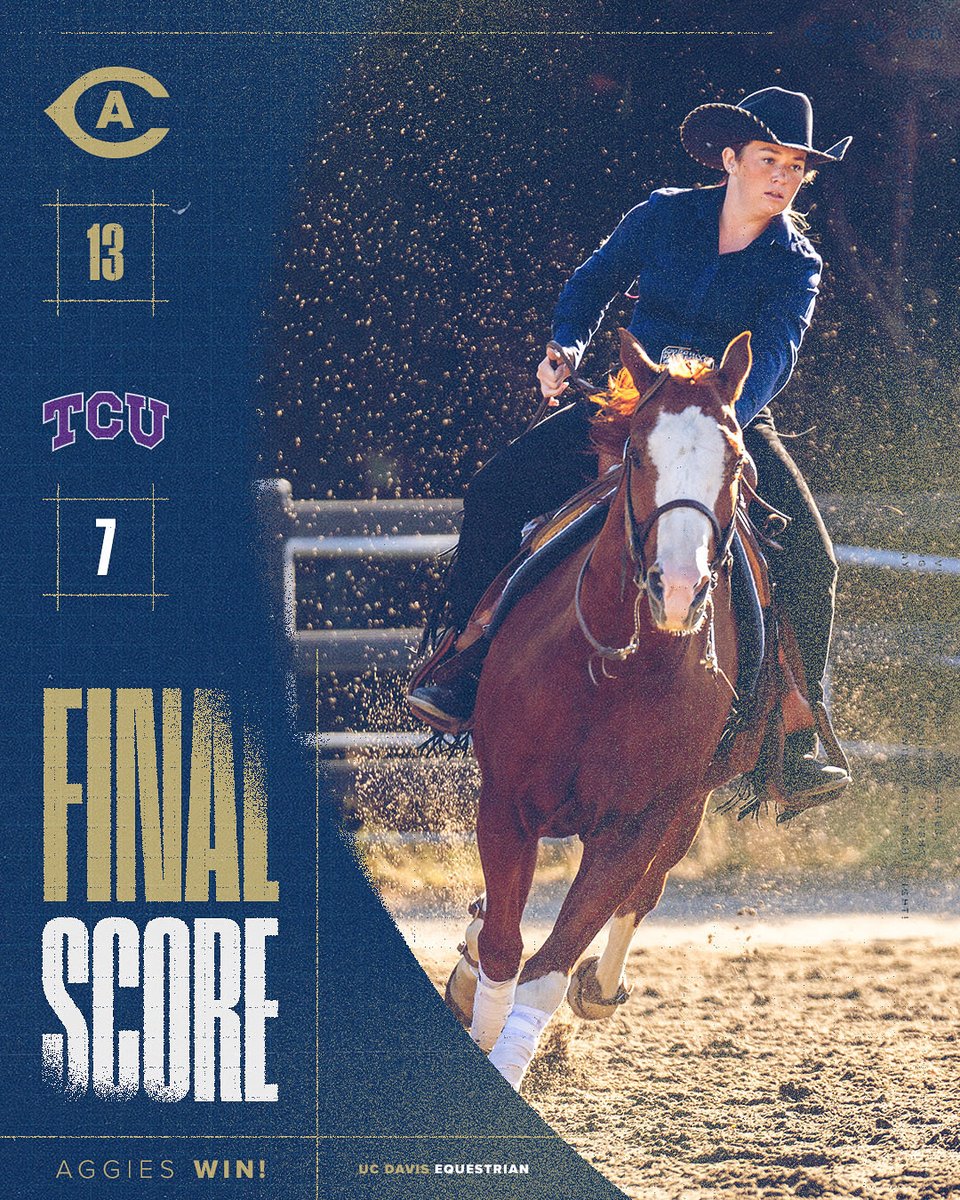 Aggies get it DONE at home!! 💙💛 

Taking down No. 5 TCU 🤩

#GoAgs