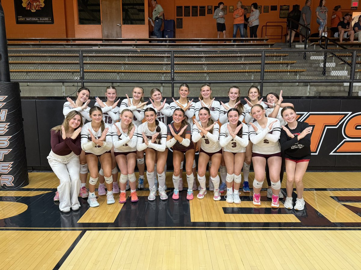 rbhsvball's tweet photo. 🏆 CONFERENCE CHAMPS!!! 🏆
Red Bud Musketeers take down Chester in 2 sets to clinch the conference title!

We are now 9-0 in conference and an incredible 27-1 overall!

Next stop: O’Fallon Tournament 🔥
The Bud is comin’ to COMPETE 💥
Let’s ride, Musketeers! ⚔️

 #RedBudPride https://t.co/yTWCI3X30E