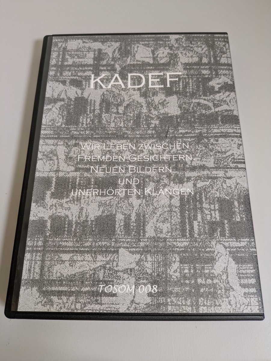 HedorahTribe's tweet photo. Kadef - Wir Leben Zwischen Fremden Gesichtern, Neuen Bildern Und Unerhörten Klängen
Tosom - TOSOM 008
#Kadef
#Industrial #Experimental
#IndustrialNoise #Electro
#Noise #harshnoise
#ハーシュノイズ #Electronic https://t.co/12HYF4C6EG