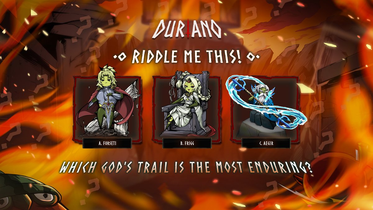 durianoofficial's tweet photo. Which Godโs Trail stands unbroken through time itself? โก๐ฟ๐ง
Drop your guess below ๐
#Duriano #GodsTrail #IndieGame https://t.co/8DHN8kjZkS
