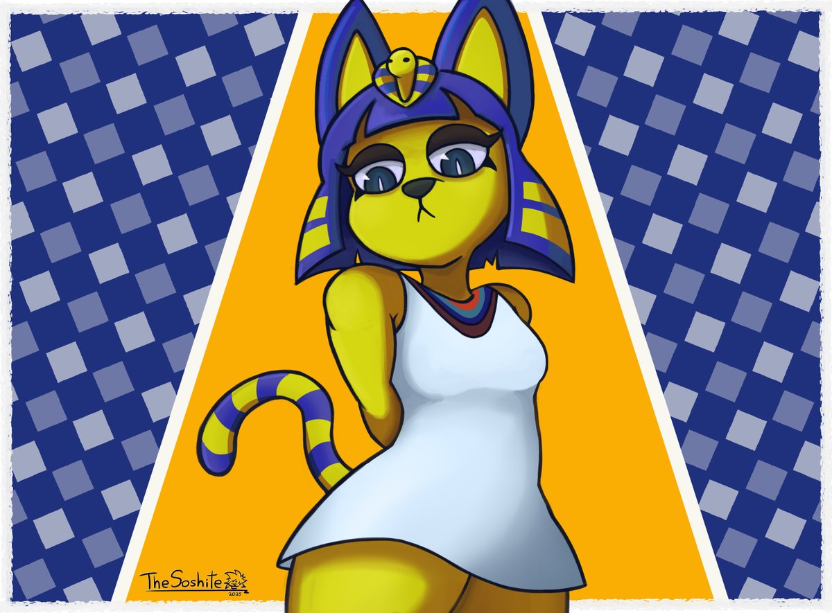 Ankha (￣へ￣ )
#ankha #animalcrossing