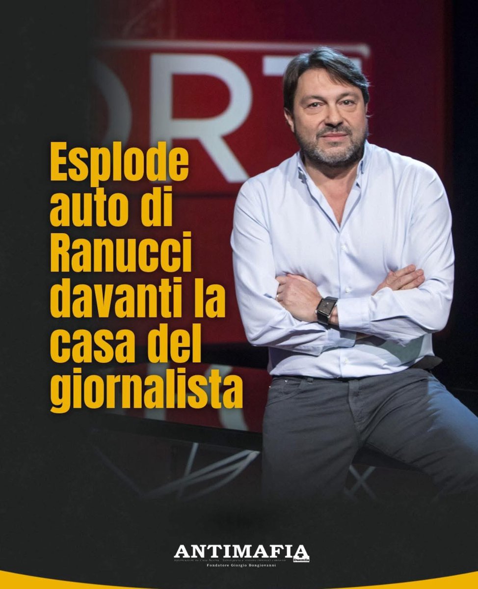 C’è un clima davvero disgustoso, alcuni sono impazziti, orribile quello che è accaduto a <a href="/SigfridoRanucci/">Sigfrido Ranucci</a>