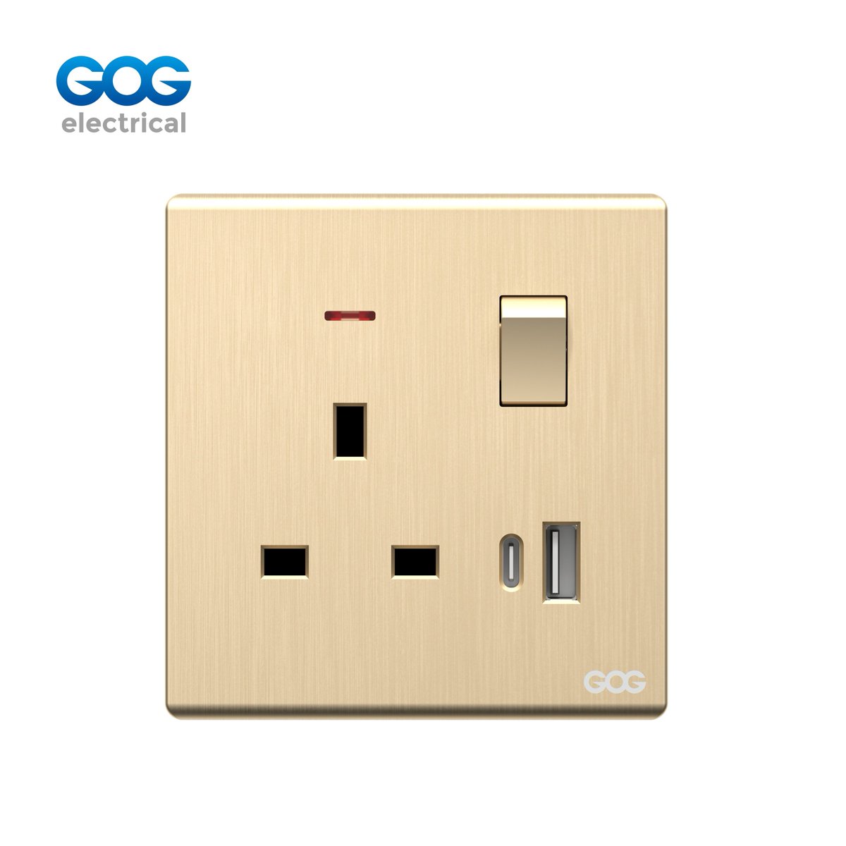 GOGELECTRICAL1's tweet image. ⚡ V15 Brushed Series switched socket – 1 gang, USB + Type-C, durable &amp;amp; reliable for B2B installations.

📩 info@china-gog.com

🔗 gog-elec.com

#genoelectrical #b2b #gogelec