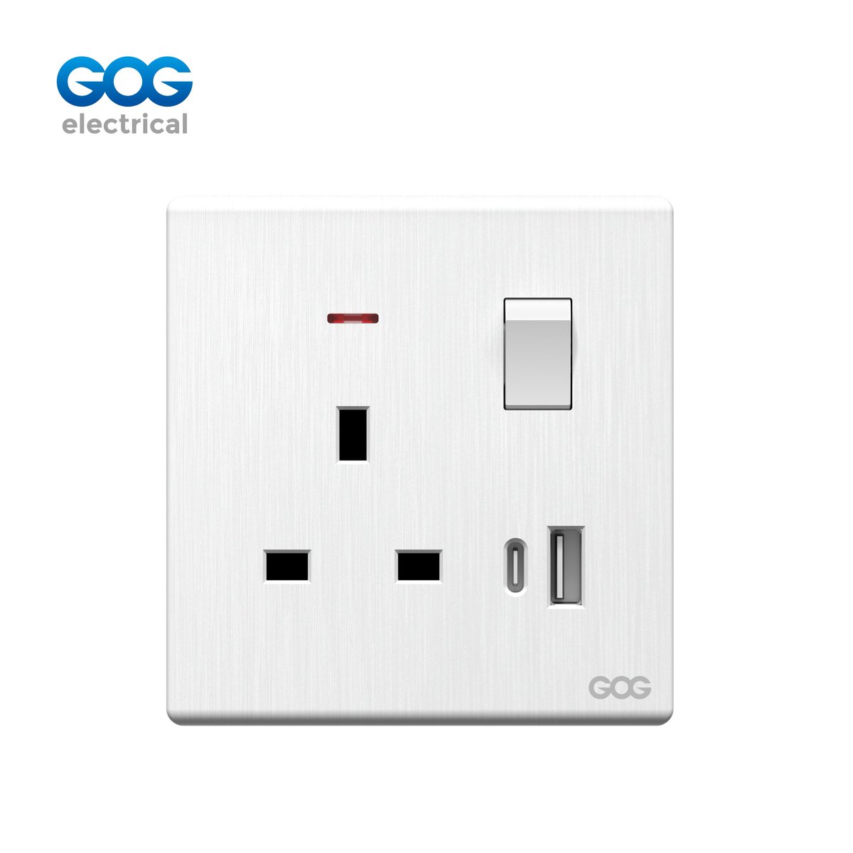 GOGELECTRICAL1's tweet image. ⚡ V15 Brushed Series switched socket – 1 gang, USB + Type-C, durable &amp;amp; reliable for B2B installations.

📩 info@china-gog.com

🔗 gog-elec.com

#genoelectrical #b2b #gogelec