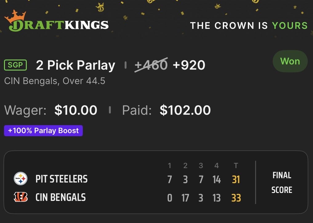 BANGGG ✅

$250 —&gt; $789.45