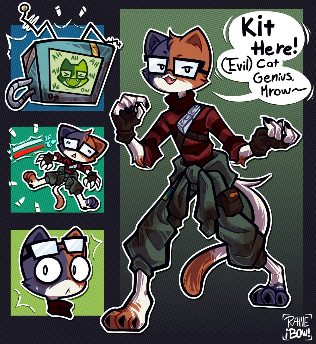 Someone tell Meowscles to pick up his smug son.