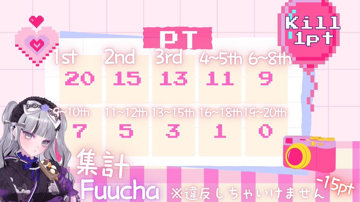 acyanen24's tweet photo. 🩷女子限2DayLeague🩷

11/5.12 (水)
22:00/22:35/23:10

💰賞金総額 ￥22.000-
🙇‍♀️参加費￥500

🗾全嵐の半島
🔫通常(一部縛り)
👯‍♂️SQ

👑主催👑
🐅るぁちゃ
🐰ྀིぴゃち
🐺Low㌧
❤️‍🔥あきゃねん

集計✍️@Fuucha_666 
実況🎙もっちィィの日常
@momomotiti88 

条件
@pyaaaachi 
@Low_11x 
フォロー＋RT(全) https://t.co/LgAwjqdqoE