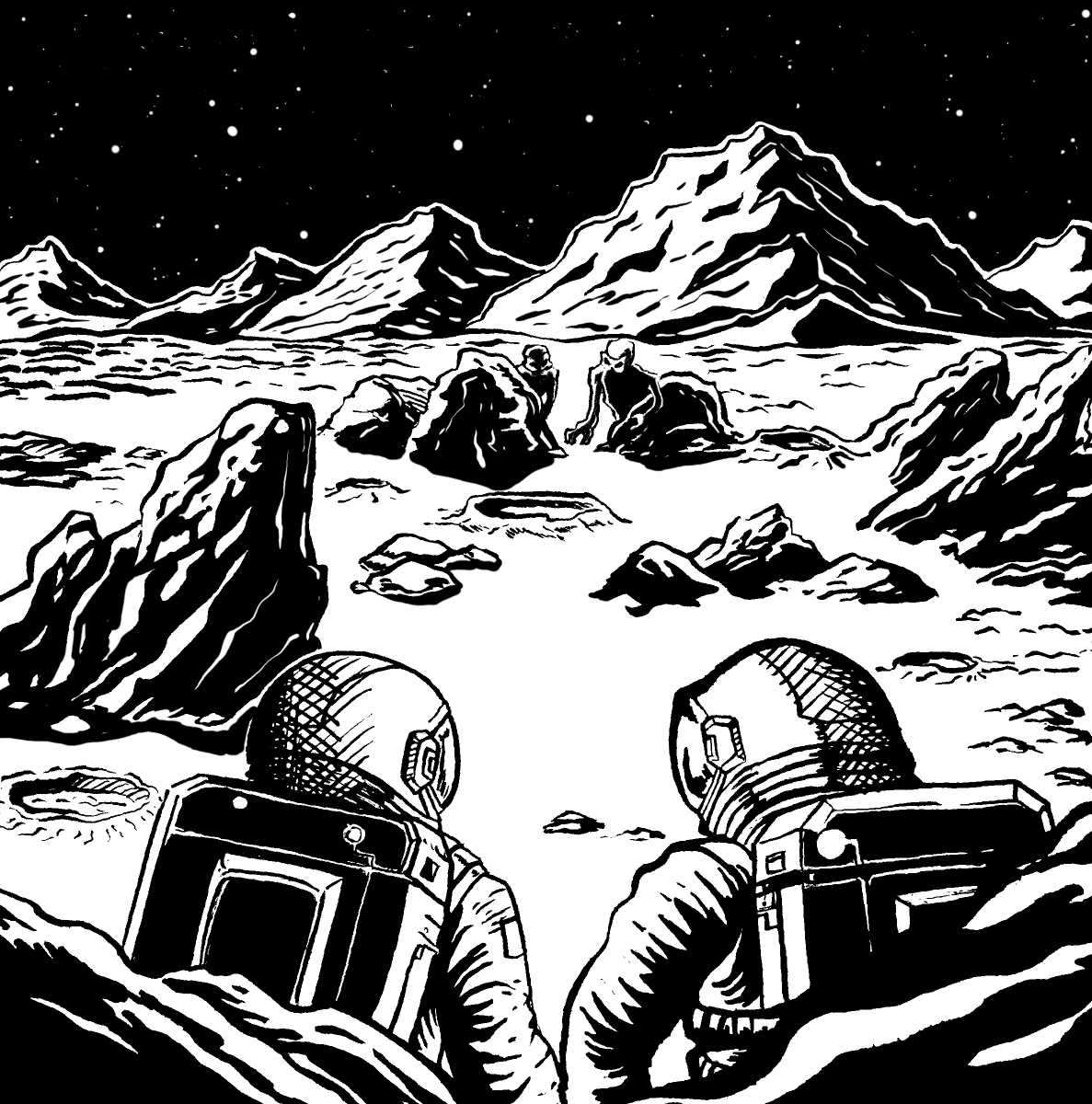 theartofalien's tweet photo. #Inktober2025Blunder
A mistake that changed everything
Two astronauts on a secret lunar mission, unaware of their true purpose
What they found became the reason humanity never returned Inspired by the missing seconds of Apollo 11
#Art #Apollo11 #Nasa #Aliens #Comics #Conspiracy https://t.co/9lTWZT8Bs0