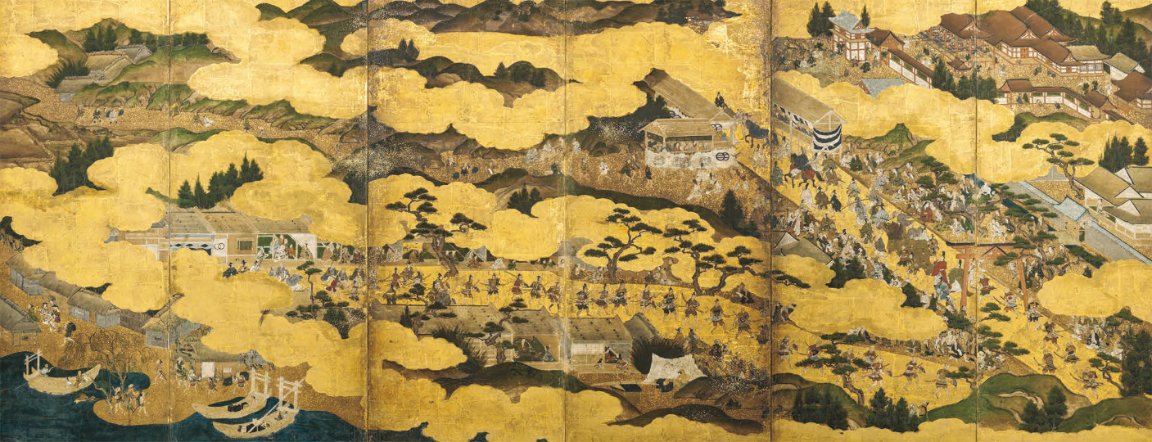 日吉山王祭礼図屏風 #江戸時代 個人蔵 2025/9/20(土)～10/19(日)展示