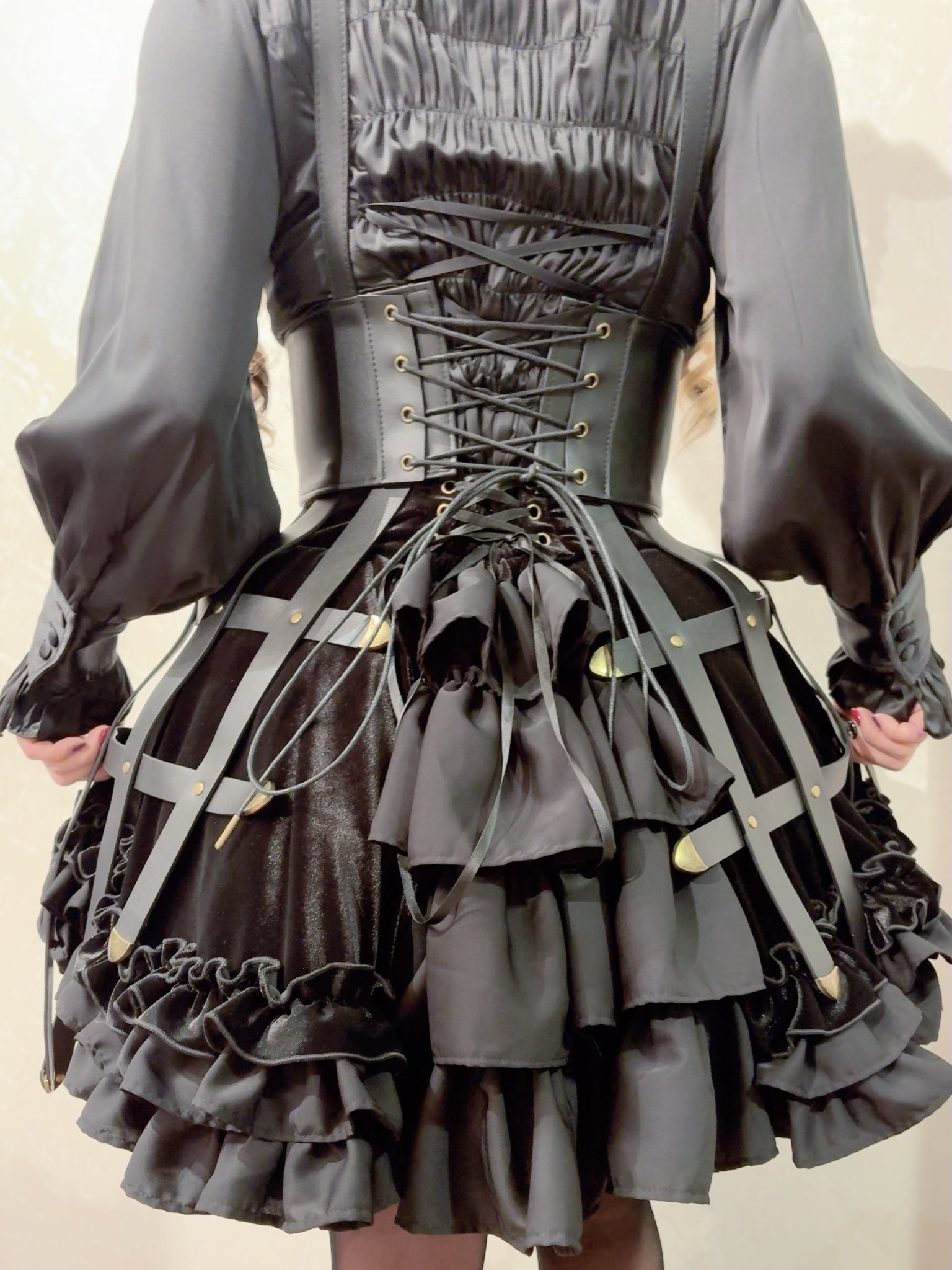 【ATELIER PIERROT】　Lumiere Blouse ATELIER PIERROT】 Lumiere Blouse Off-white/Bordeaux/Green