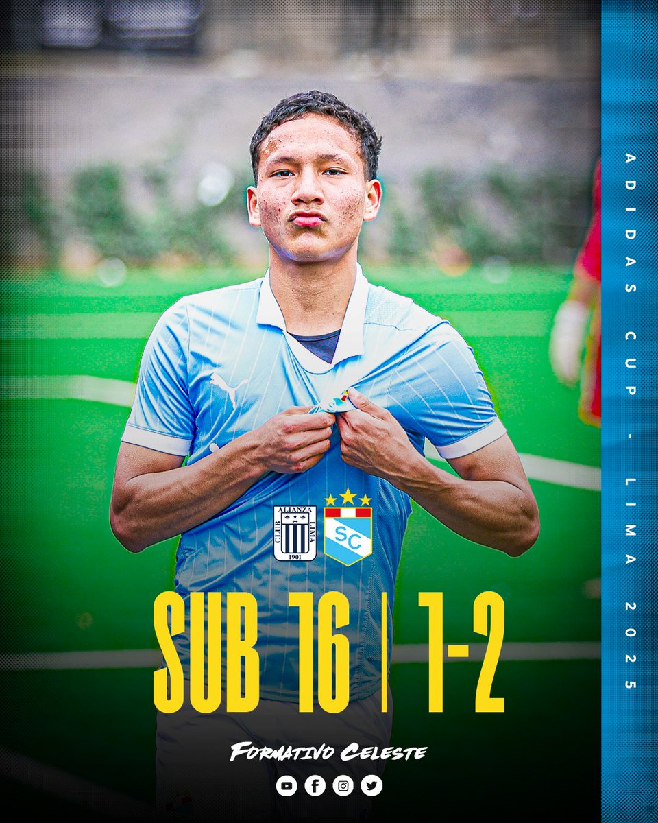 🏆 𝐀𝐝𝐢𝐝𝐚𝐬 𝐂𝐮𝐩 𝐒𝐮𝐛 𝟏𝟔

🗓️ 🎽 Los celestes derrotaron 2-1 a Alianza Lima gracias a los goles de Sifuentes y Marsano, clasificándose a la final 🆚 Rosario Central.

¡𝗩𝗮𝗺𝗼𝘀 𝗖𝗲𝗹𝗲𝘀𝘁𝗲𝘀!💪🏼
¡𝗙𝘂𝗲𝗿𝘇𝗮 𝗖𝗿𝗶𝘀𝘁𝗮𝗹!💙

📸 <a href="/Jahziu/">Mau</a>