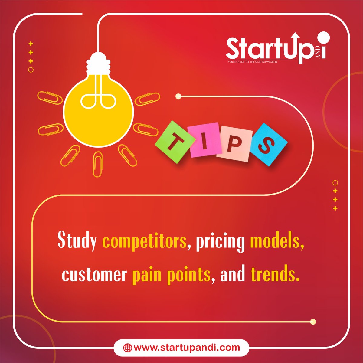 Startup_and_I's tweet image. Here is the tips to build a successful startup!

@Kumod2001 @ProfessorRana @rajeevkumar @prabhash @AarohiKeshav1 

#startuptips #startupworld #StartupIndia #PMModi #piyushgoel #startupbihar #nitishmishra #DOI