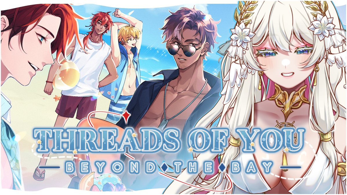 🌟🪽 THREADS OF YOU: BEYOND THE BAY | Sponsored by <a href="/LavendeerStudio/">🍉 Lavendeer Studios | KICKSTARTER FUNDED!</a> 

A cozy seaside visual novel full of romance, choices, and... m-men?? 😳🌊 oh heck yeah LMAO
Let's hang out and explore the demo together!!

11PM EDT | Sat 5AM CEST | 土12PM JST
▶️youtu.be/4hVBdgw9xhk