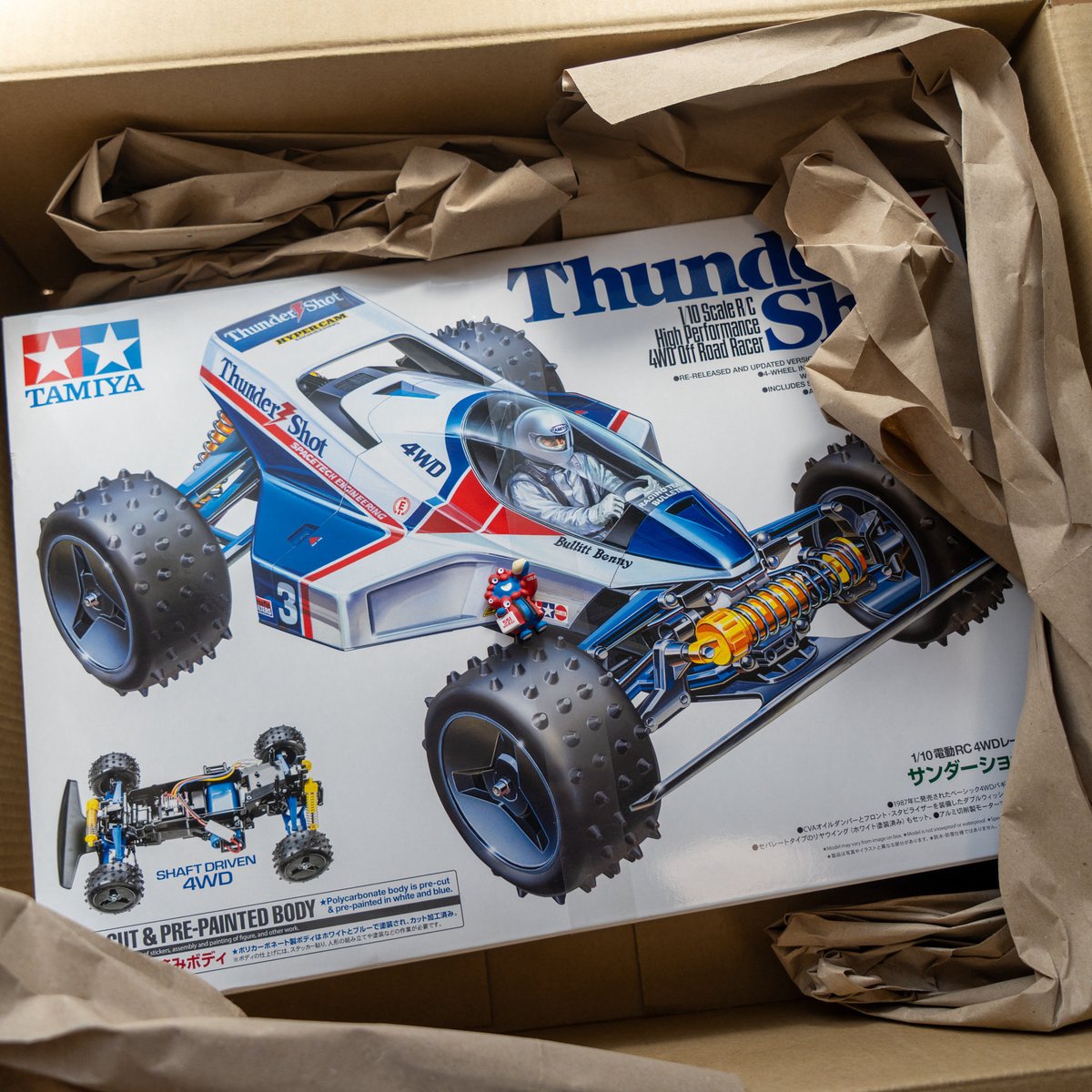 キャンプの引率時に雷が直撃し生還した中学時代の先生を思い出す⚡️

#tamiya  #thundershot #RCカー #サンダーショット