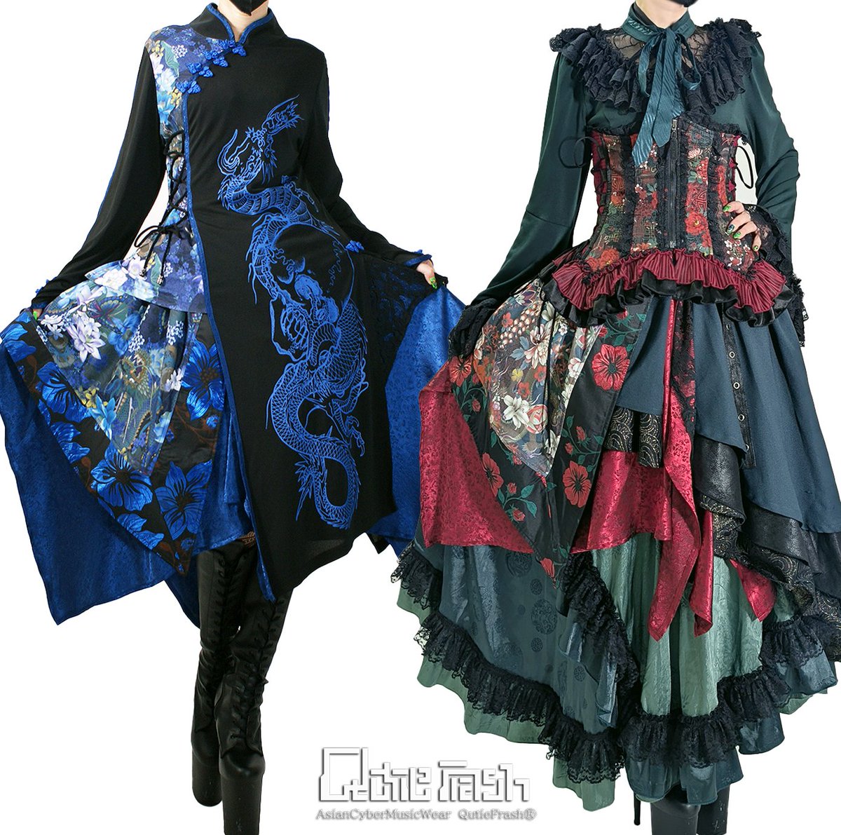 かっこよさも可愛さも思いのままに演出できるアシメラップスカート新