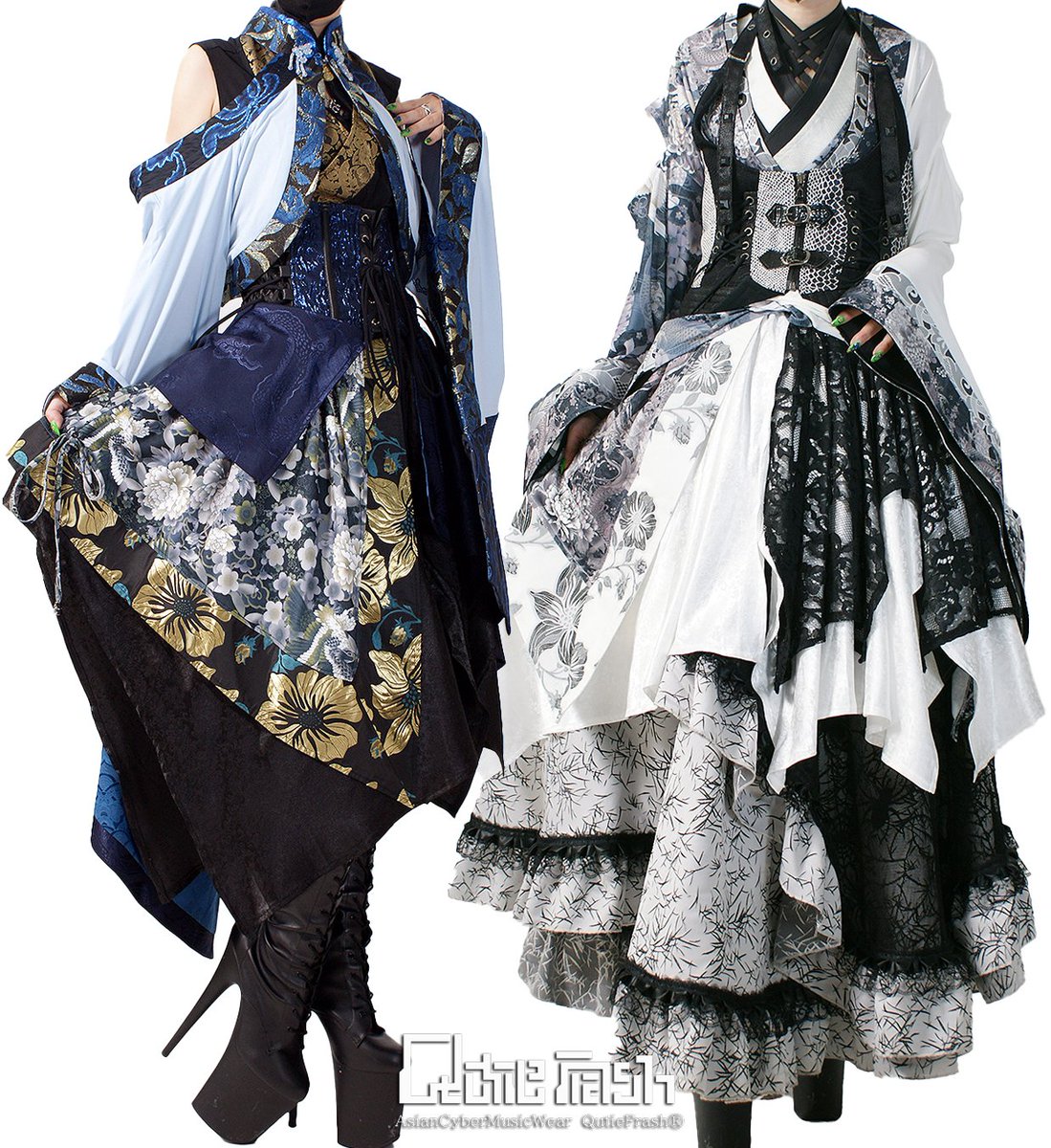 かっこよさも可愛さも思いのままに演出できるアシメラップスカート新