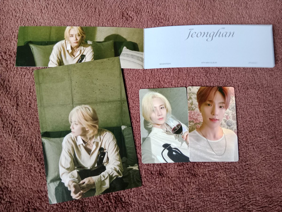 wts lfb ph 

jeonghan attaca pc set
500

- onhand
- payo
- x sensi/impatient

reply/dm to mine! 

t. wts svt ph jeonghan wine attaca op.1
