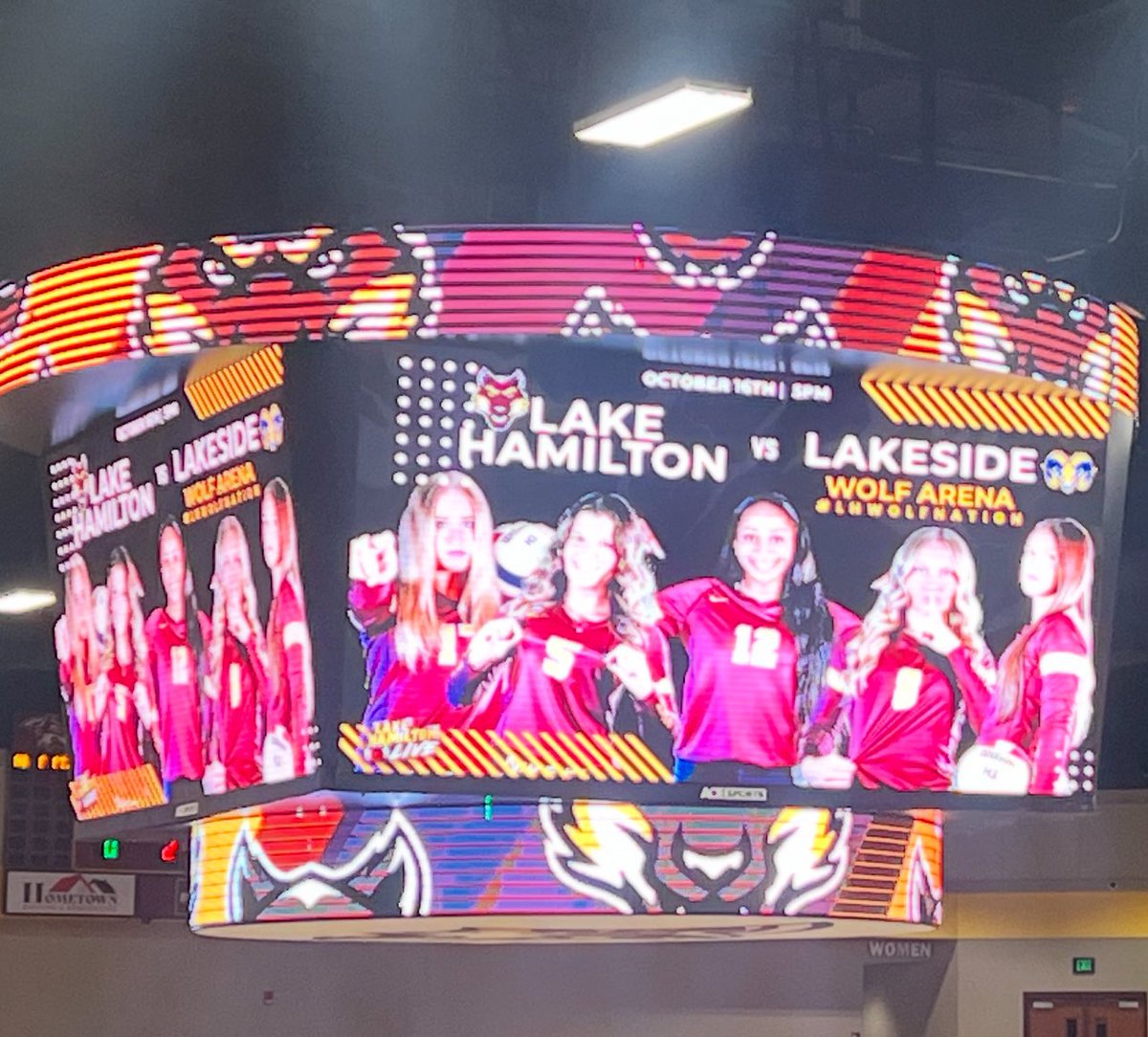 CookLettice's tweet image. Lake Hamilton’s Varsity Volleyball team has not beat Lakeside’s Varsity Volleyball team in over a decade, but that was changed tonight!! Congratulations ladies!! @willj2423