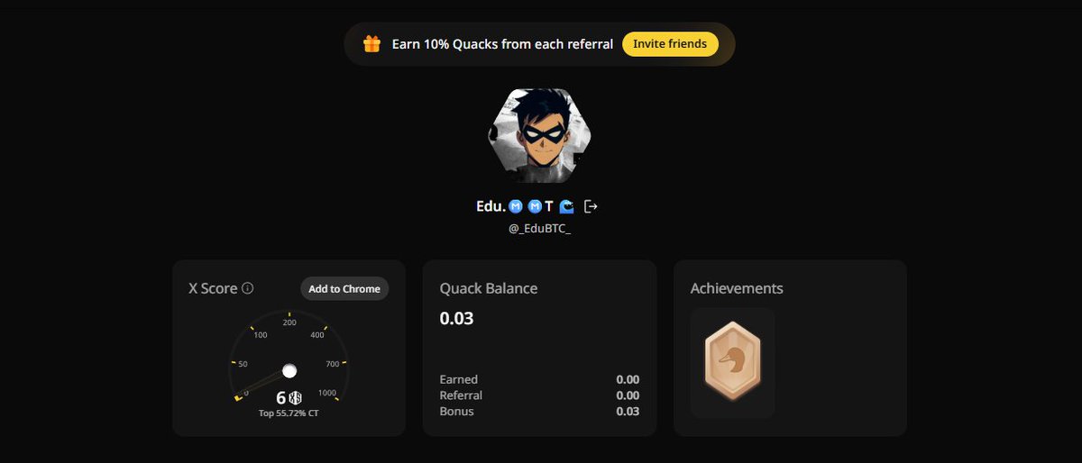 EduTheInvestor's tweet photo. I'm just getting started, but with consistency and dedication, we'll increase these numbers 🫡

Don't miss out on these projects @idOS_network, @trylimitless, @genome_protocol 🦆 https://t.co/vP94sm0zvC