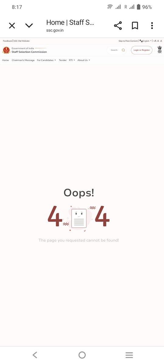 HappyYadav203's tweet image. It has been more than 12 hrs and the #SSC site is not working.
What are they doing 
#sscreform 
#ssc_chairman_jwab_do 
#ssc_cgl 
@SSC_GoI