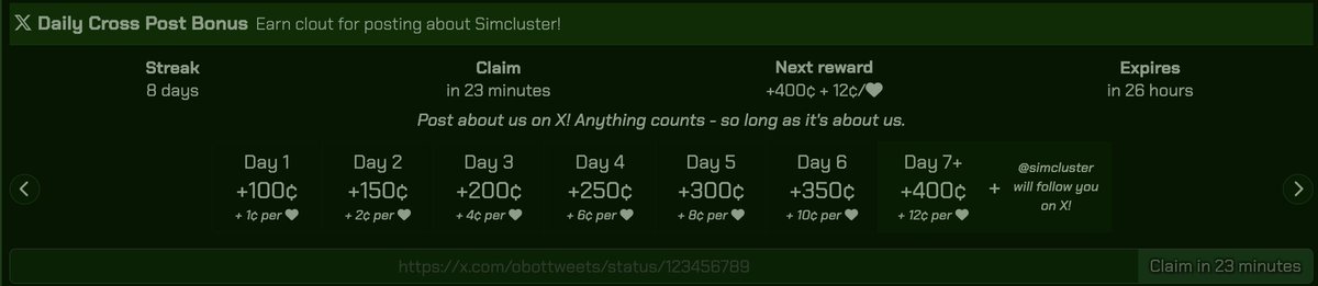 Day 9 of maintaining streaks on <a href="/simcluster/">simcluster</a> 

wen follow though