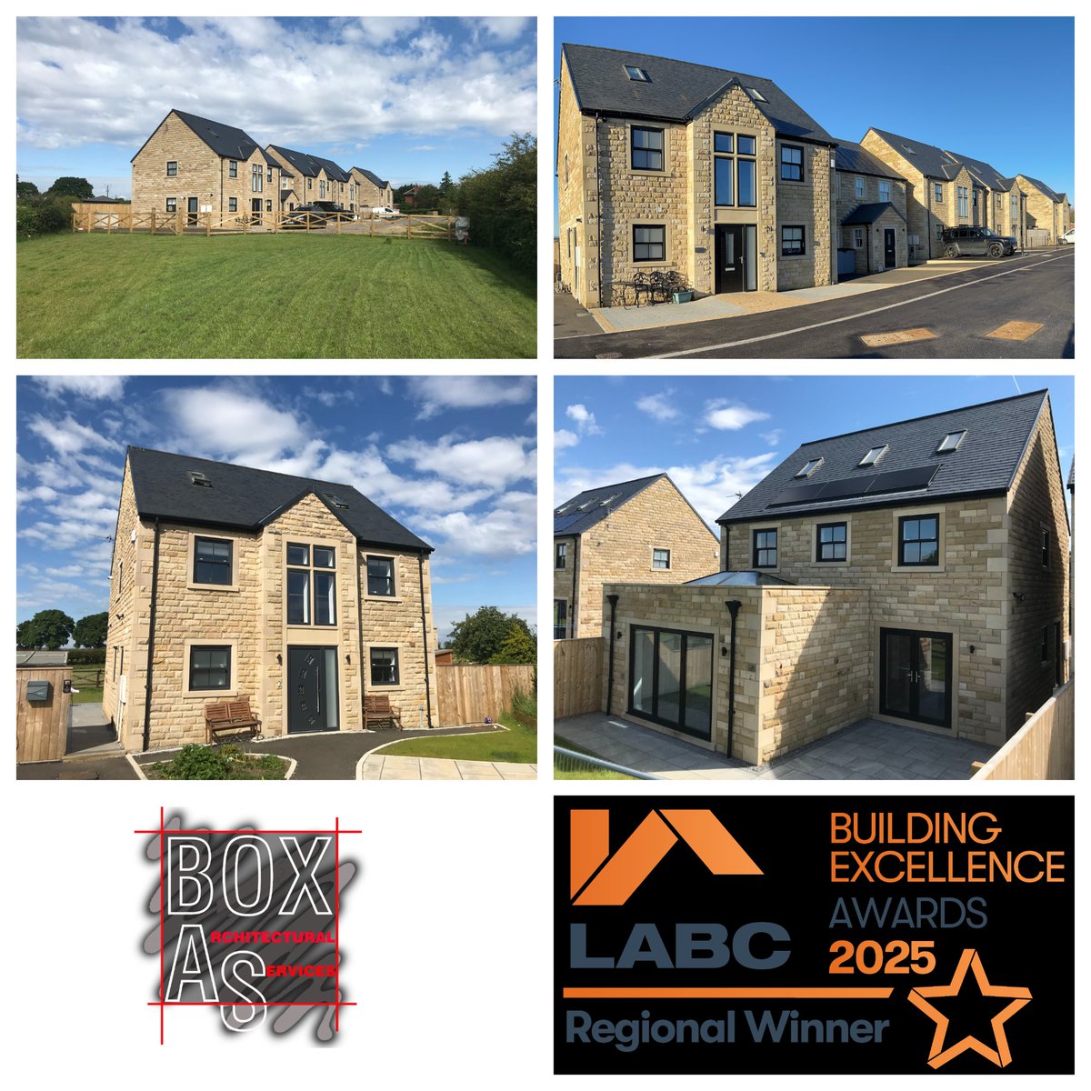 BoxasLtd's tweet image. Box Architectural Services Ltd - LABC Building Excellence Awards 2025 regional winner for category &apos;New Housing - Best Medium Volume Development - 6 to 30 units&apos;. The project was a six plot, new build residential development in Toronto #labcawards #residential