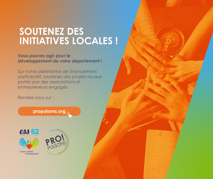 pasdecalais62 (@pasdecalais62) on Twitter photo 🤝 Aidez des projets près de chez vous à voir le jour grâce à <a href="/Propulsons62/">Propulsons</a>, la plateforme de financement participatif de proximité !
🎯 L’enjeu est simple : valider l’objectif la cagnotte pour concrétiser chaque projet.
👉 propulsons.org 🤝 Aidez des projets près de chez vous à voir le jour grâce à <a href="/Propulsons62/">Propulsons</a>, la plateforme de financement participatif de proximité !
🎯 L’enjeu est simple : valider l’objectif la cagnotte pour concrétiser chaque projet.
👉 propulsons.org