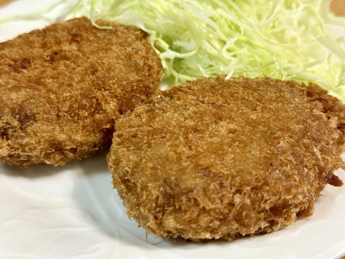 今夜はチーズメンチカツ🍖🧀🫕